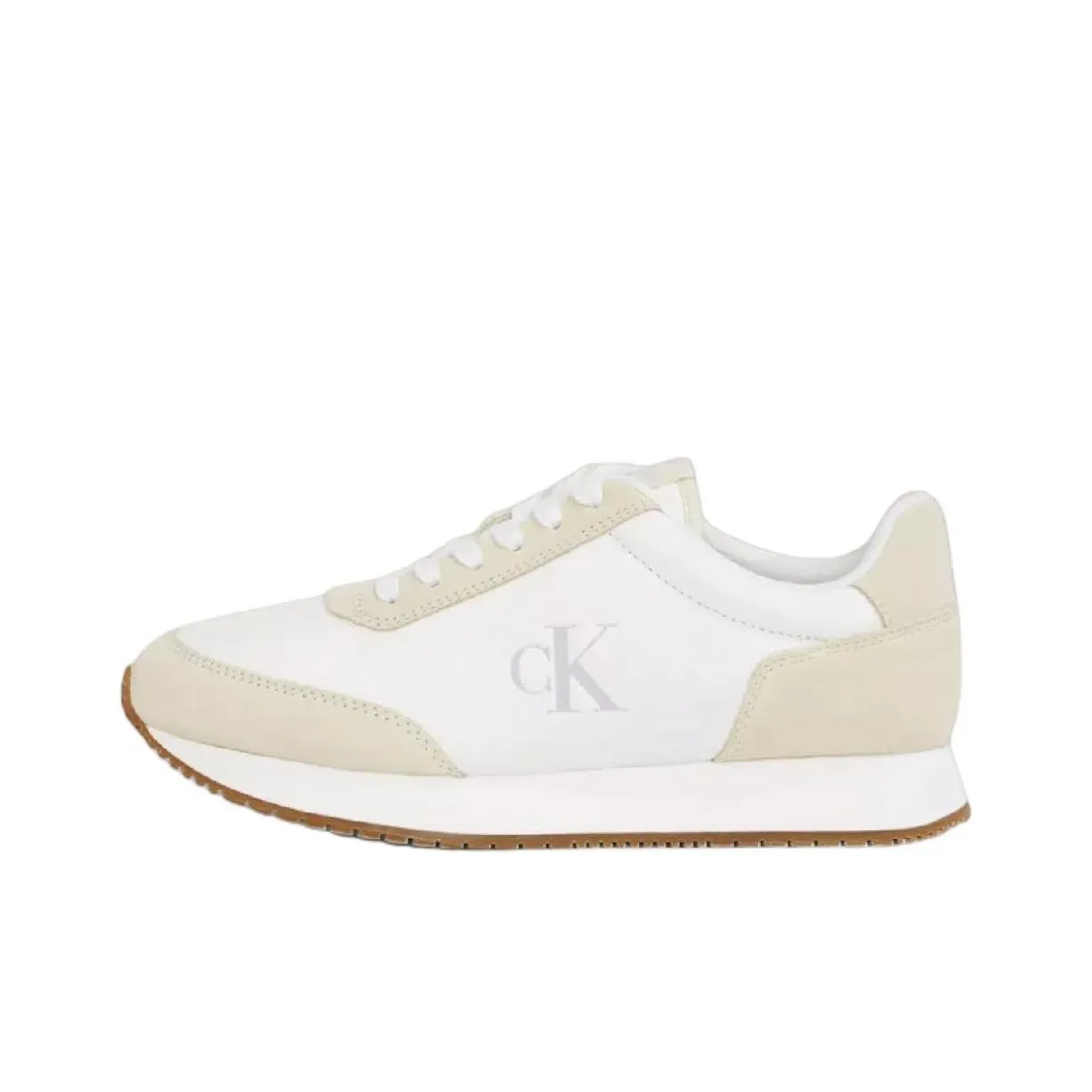 CALVIN KLEIN Trainers Low Top Casual Shoes Women's White