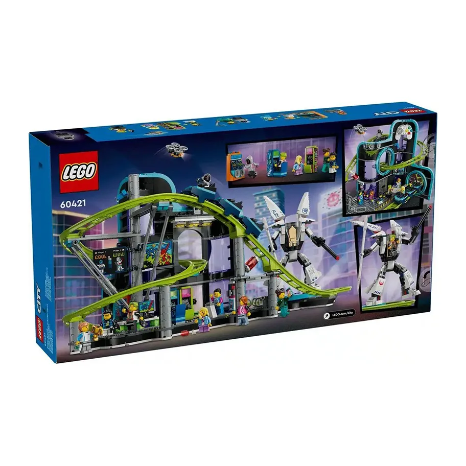 LEGO Robot World Roller Coaster Park Building Blocks 60421
