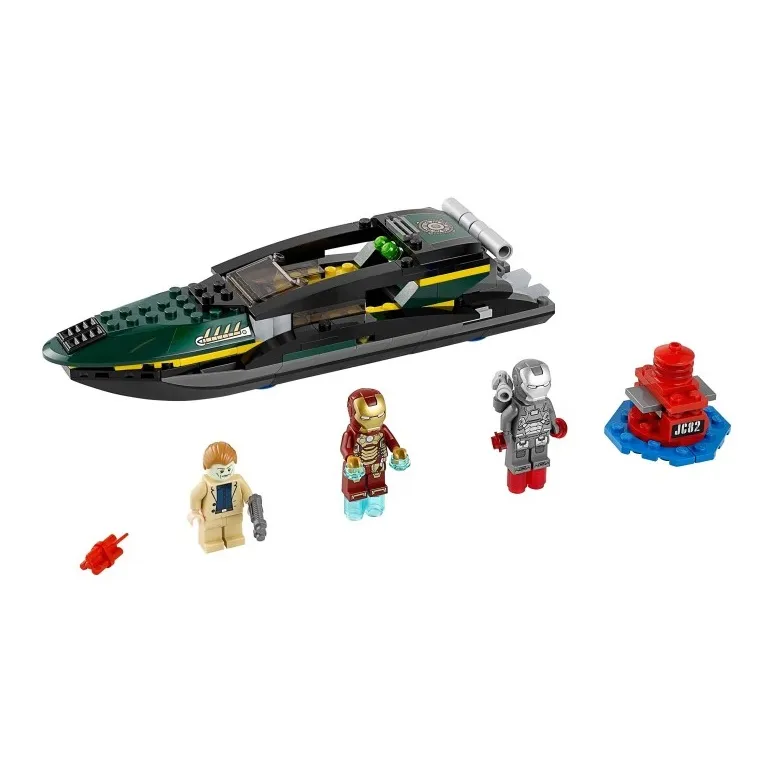 LEGO Marvel Superhero Collection Iron Man Extreme Harbor BATTLE Конструкторы 195 шт pzs 76006