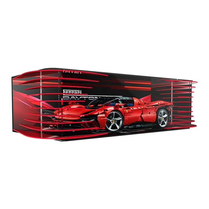 LEGO Ferrari Daytona SP3 & Disassembly Element Unibody Display Case Building Blocks 42143 Display Case 1