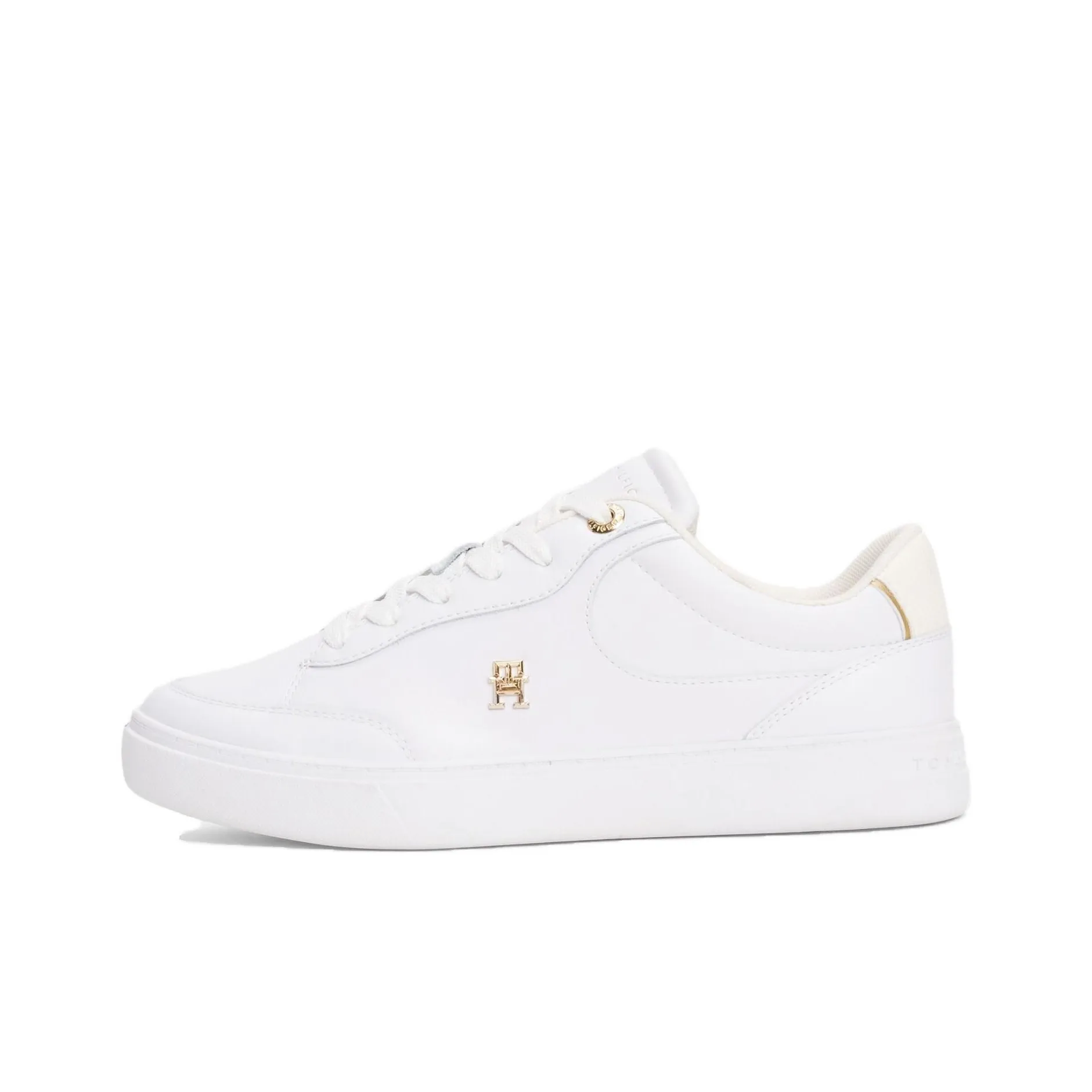 Tommy Hilfiger TH Monogram Low-Top Skateboard Shoes Women's White
