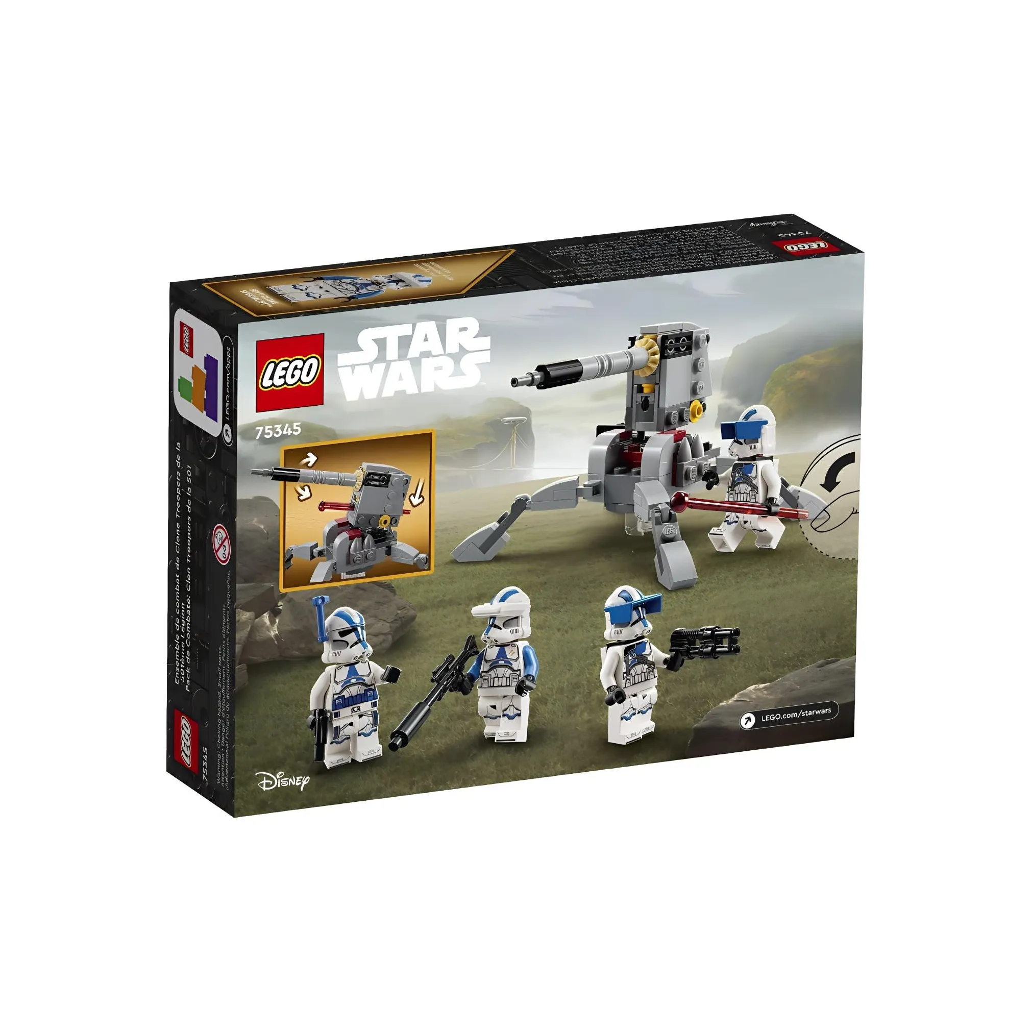 LEGO Star Wars Characters Collection 501 Legion Пластиковые конструкторы 119 шт. 75345