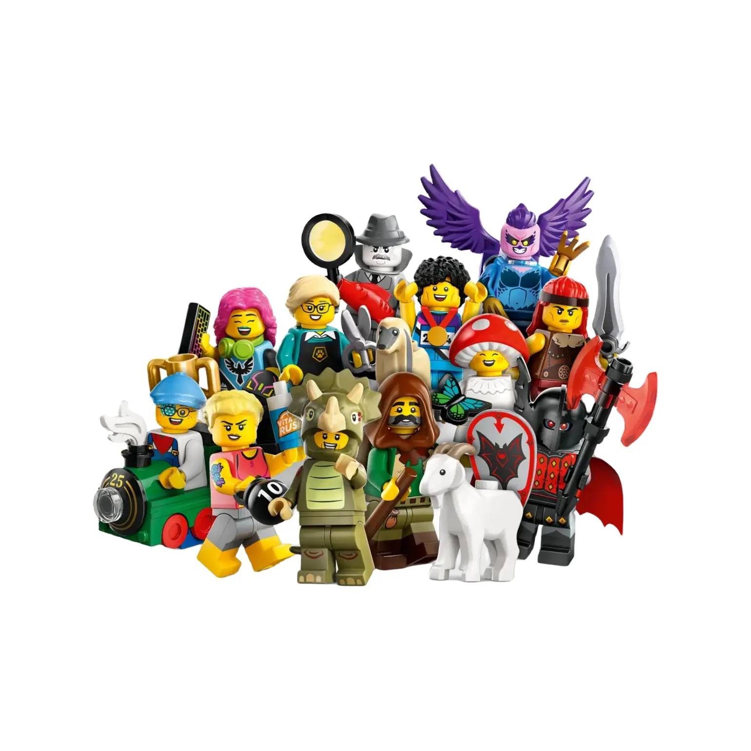 LEGO Collectible MiniFigures Collection 25th Season, Full Set Of 12 Styles Building Blocks 0 300pcs 71045