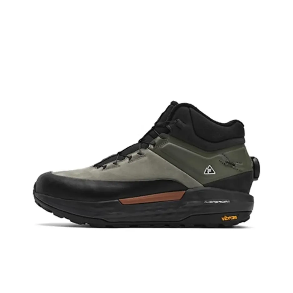 FILA MID Топ Уличная обувь Мужской Чай Серый Mustang Черный