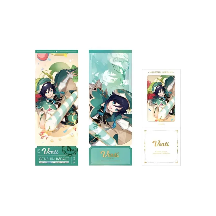GenShin Anniversary Celebration Collection Commemorative Ticket Set Genshin Laser Tickets