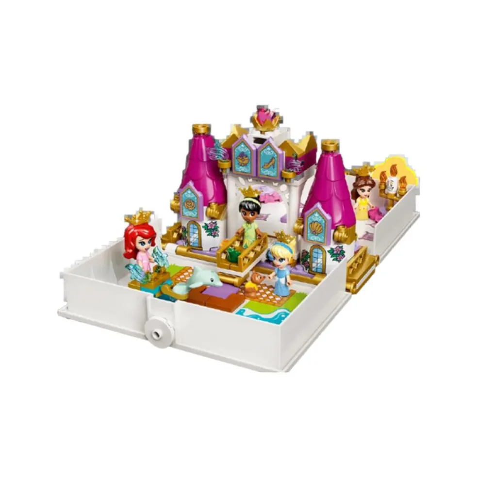 LEGO X Disney Золушка Ariel Belle Золушка And Tiana's Storybook Adventures Конструкторы 130 43193