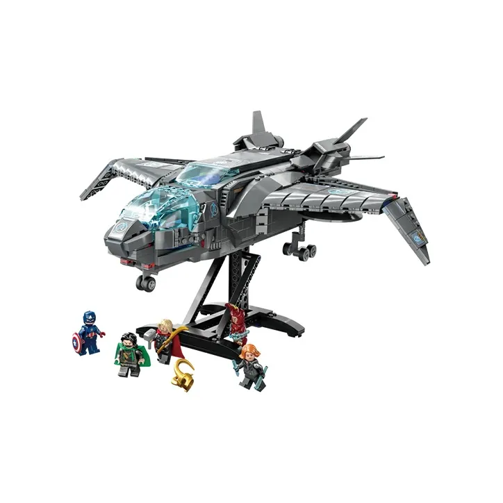 LEGO Marvel Captain America Black Widow Thor GOD OF Thunder Loki Коллекция супергероев The Avengers Quantum Истребитель