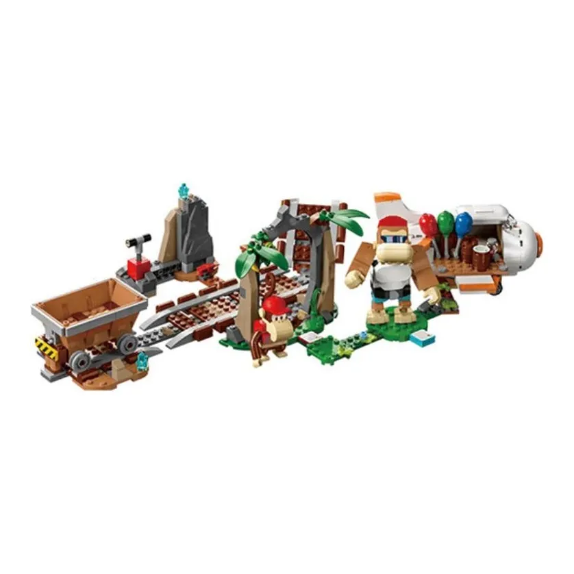 LEGO Super Mario Didi King Kong's Mining Cart Cycling Expansion Set Building Blocks 1157pcs 71425