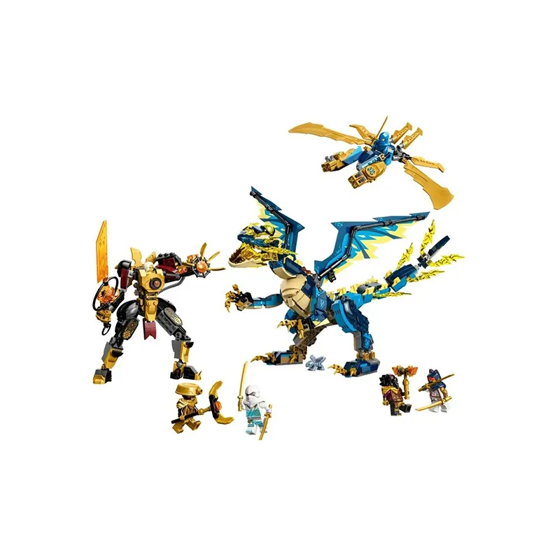 LEGO Elemental Dragon Vs. The Empress Mech Building Blocks 71796