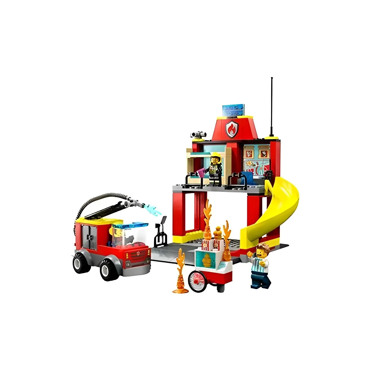 LEGO Пламя DEPARTMENT And Пламя Trucks Конструкторы 153 шт. 60375