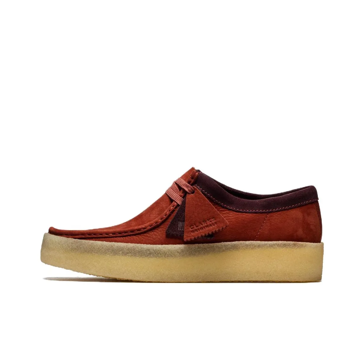 Clarks Originals WALLABEE Низкий Топ Повседневная Обувь Мужская Красная