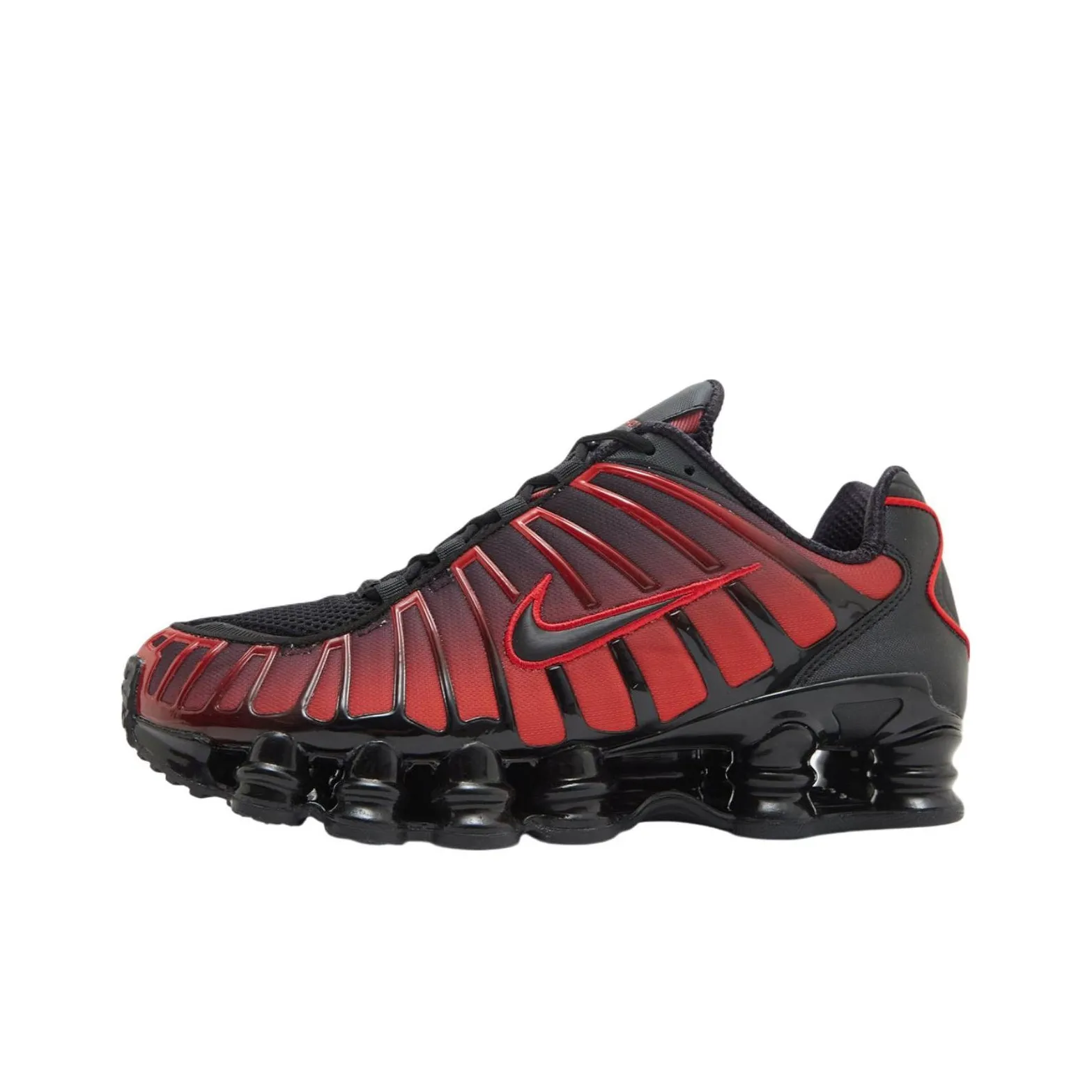 Nike Shox Tl Black University Red Gradient