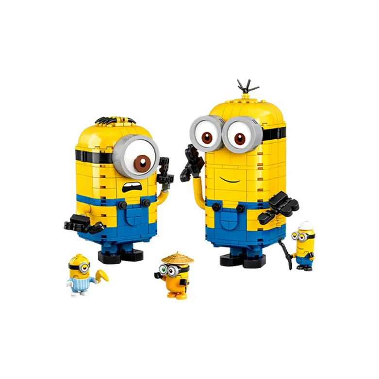 LEGO Brick built Minions And Their Lair