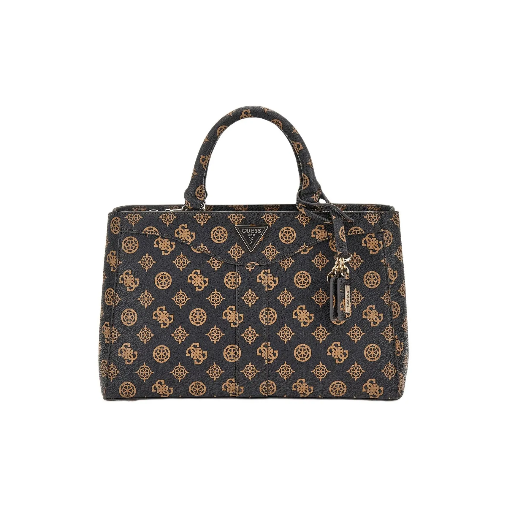 GUESS Artificial Leather One Shoulder Handbag Women's Brown
