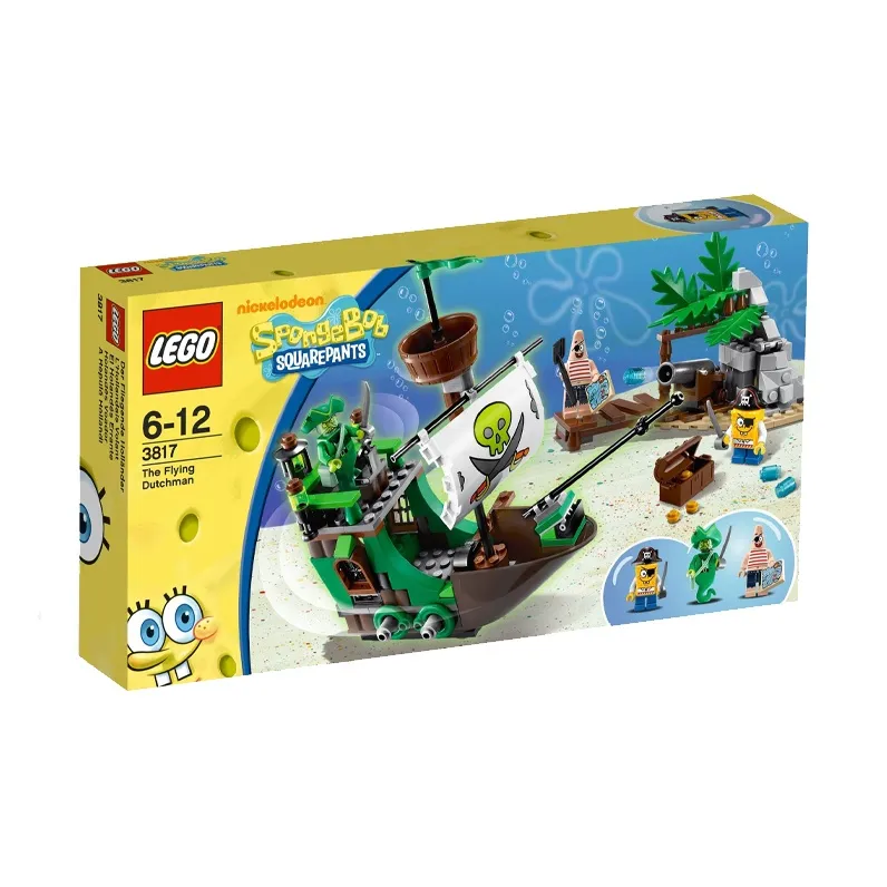 LEGO SpongeBob SquarePants Collection Squidward Tentacles Flying Dutchman Ship Building Blocks 0 300pcs 3817