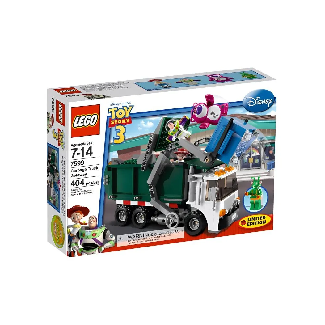 LEGO Disney Collection Toy Story Characters Toy Story The Great Escape Of The Trash Truck Building Blocks 404pcs 7599