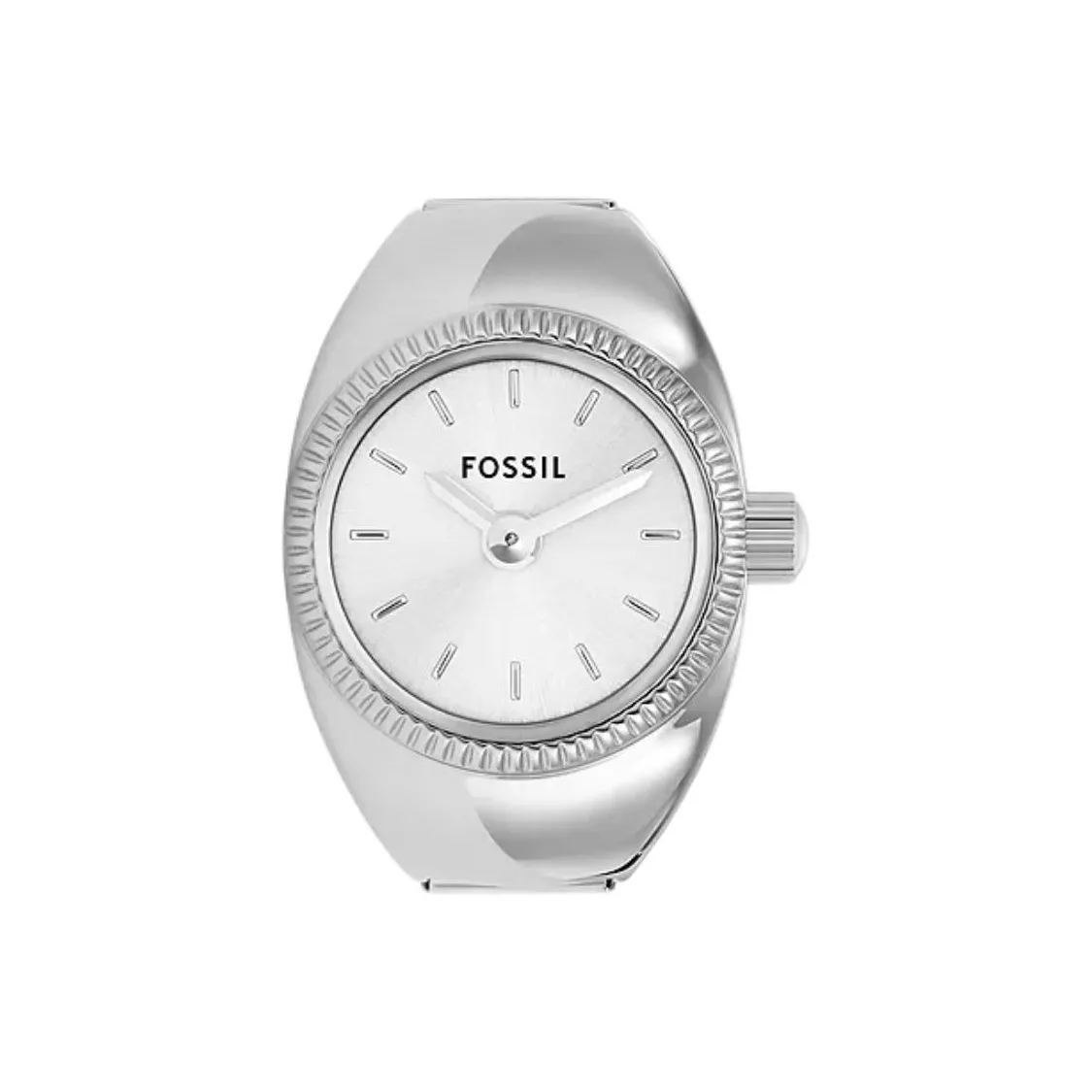 FOSSIL Наручные часы Кварцевый механизм Нержавеющая сталь Ремешок 15 мм Серебристый циферблат Женские часы
