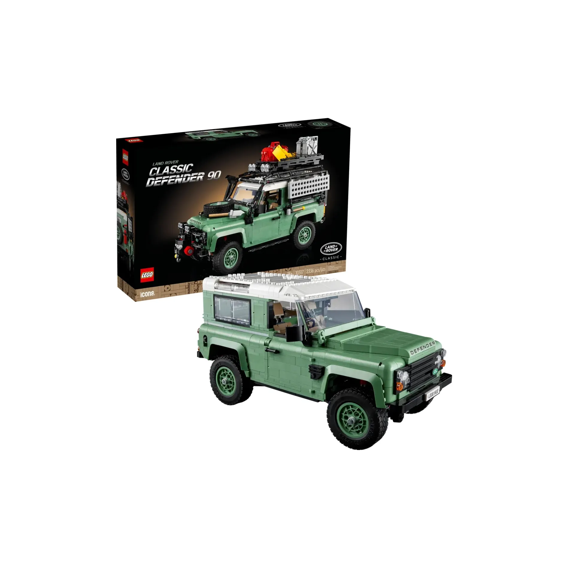 LEGO Icons Классический Land Rover Defender 90 Конструктор 2336 шт. 10317