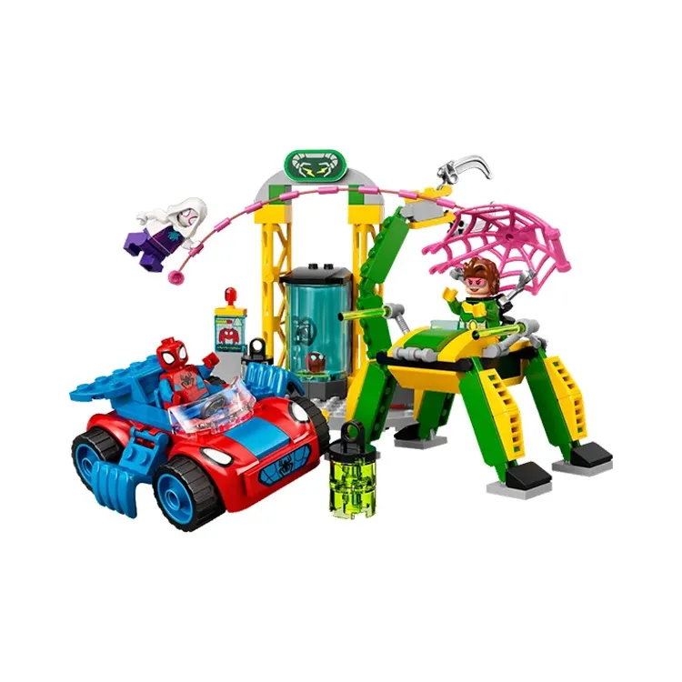 LEGO Marvel Spider-Man Collection Spider-Man VS. DR. Octopus Laboratory Building Blocks 131 шт. 10783