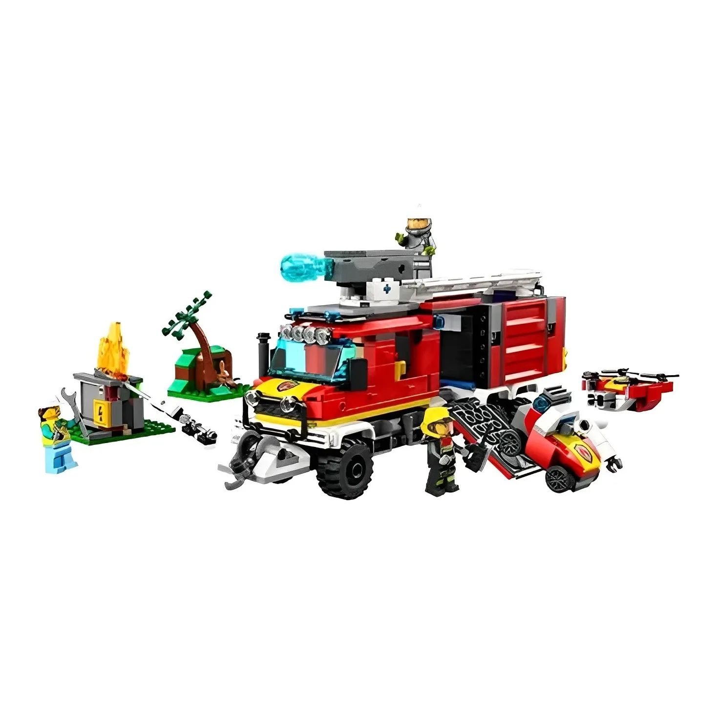 LEGO Fire Command Truck Building Blocks 60374