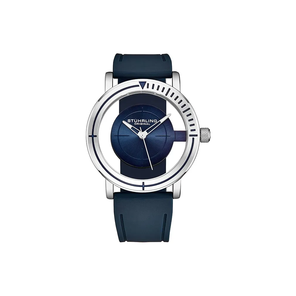 STUHRLING Кварцевый механизм Унисекс Часы 40mm*40mm*8,3mm Скелет