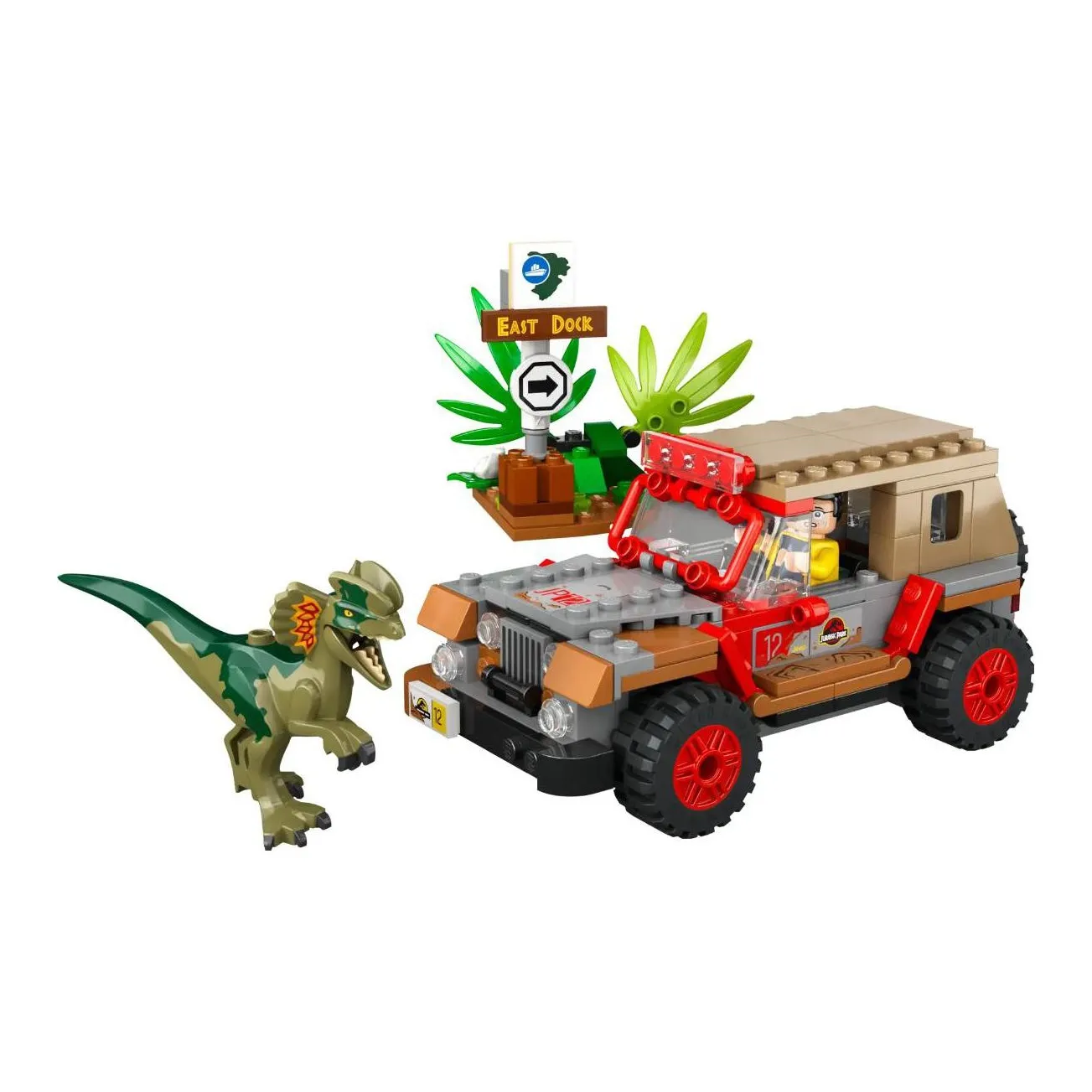 LEGO Jurassic World Collection Двойной Спайкед Дракон AMBUSH Конструкторы 211 шт. 76958