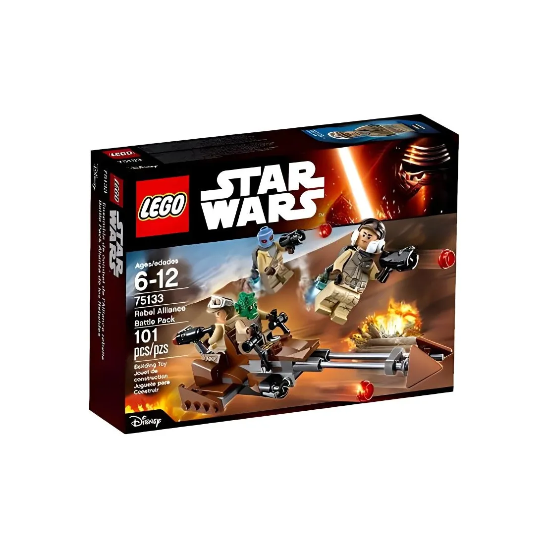 LEGO Star Wars Collection Star Wars Characters Star Wars The Force Awakens Rebel BATTLE Set Building Blocks