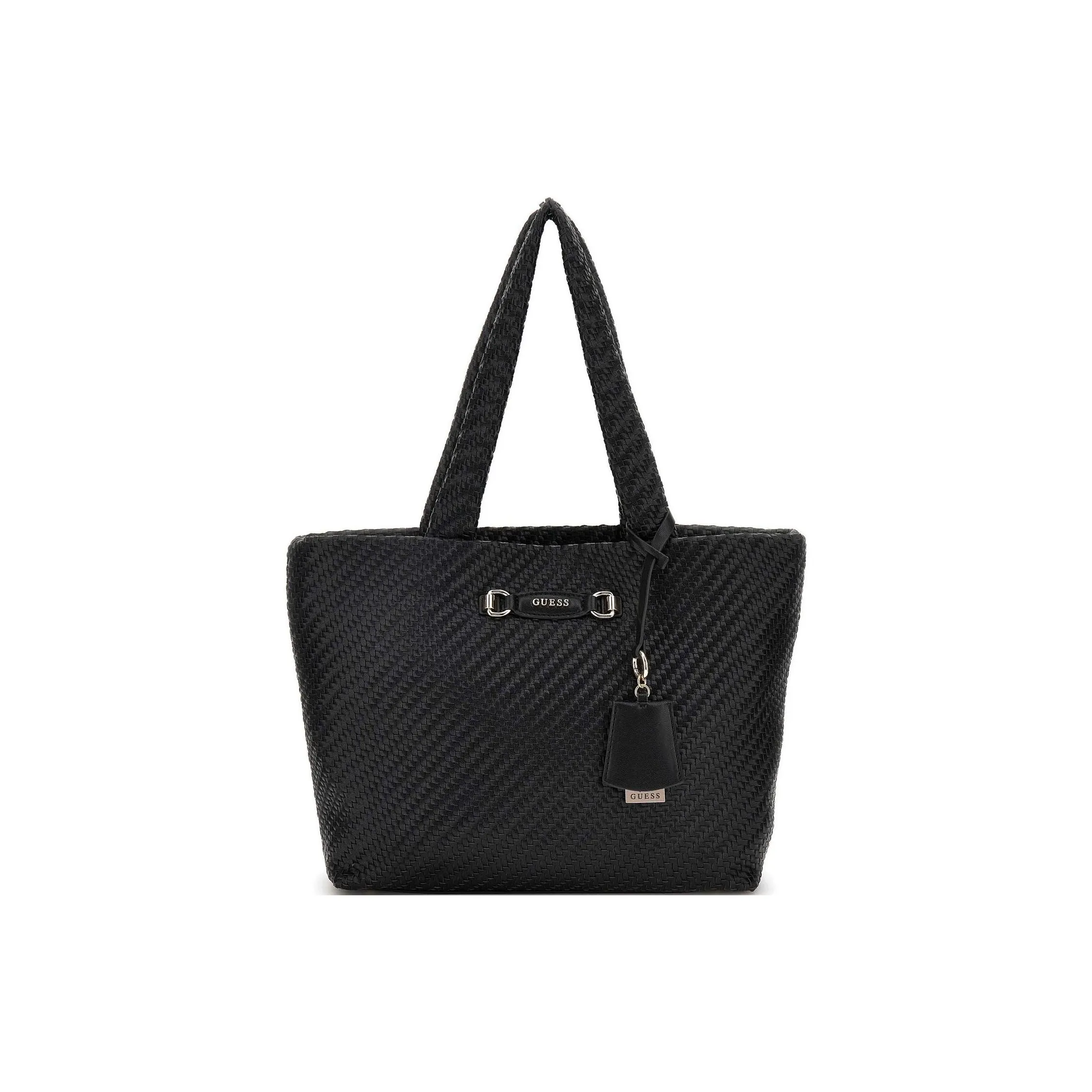 GUESS PU Tote Bag, Shopping Bag, Shoulder Bag Women's Black