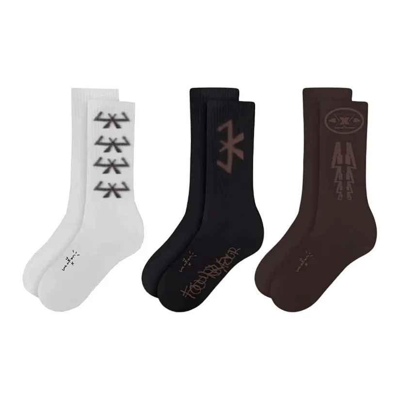 Носки Travis Scott Crew Унисекс упаковка из 3 пар