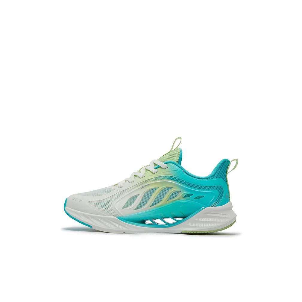 XTEP Slip-resistant Abrasion-resistant Low Top Детские беговые кроссовки Желейно-зеленый Аврора зеленый Детский