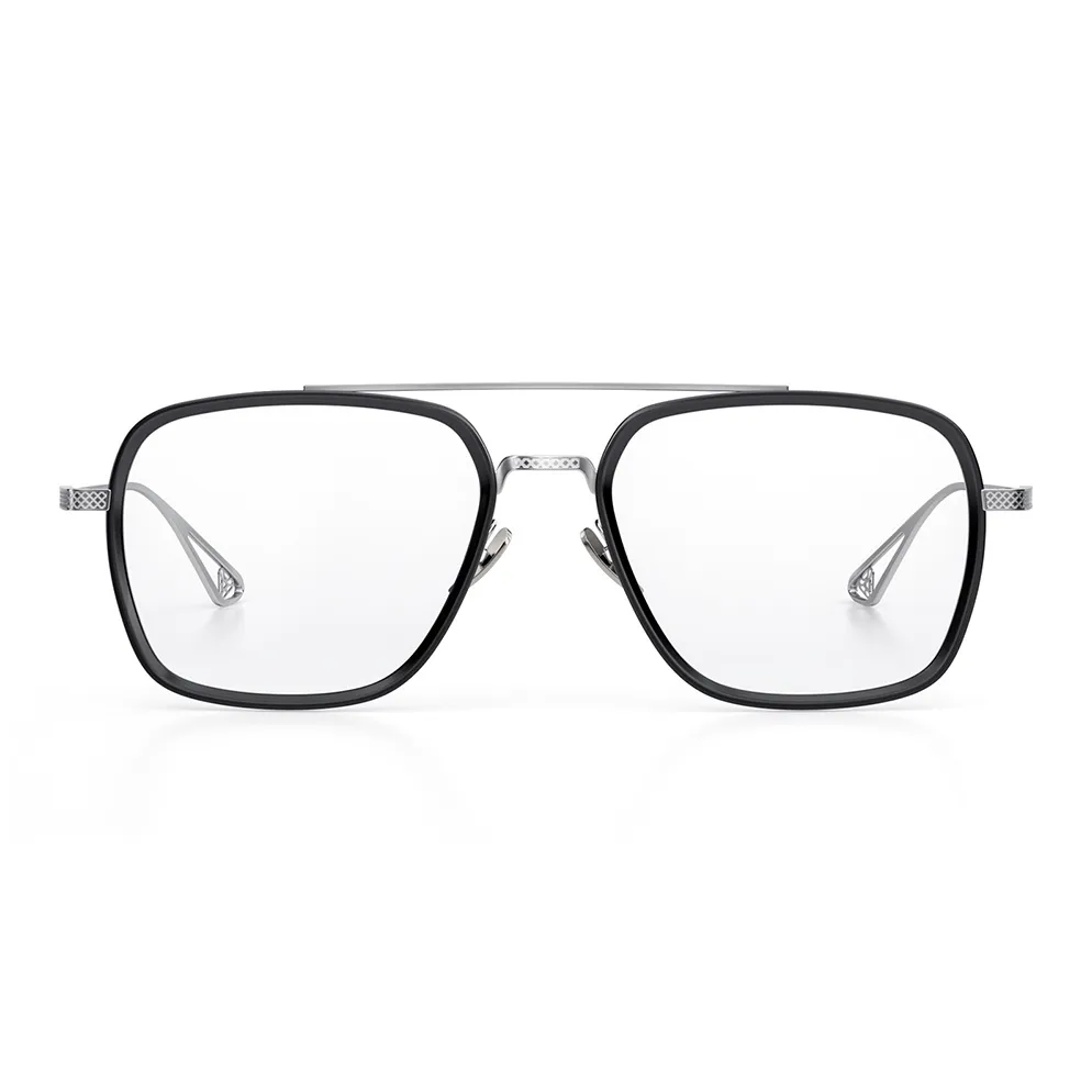 MARVEL Titanium Square Оправы для очков Unisex Silver Gray