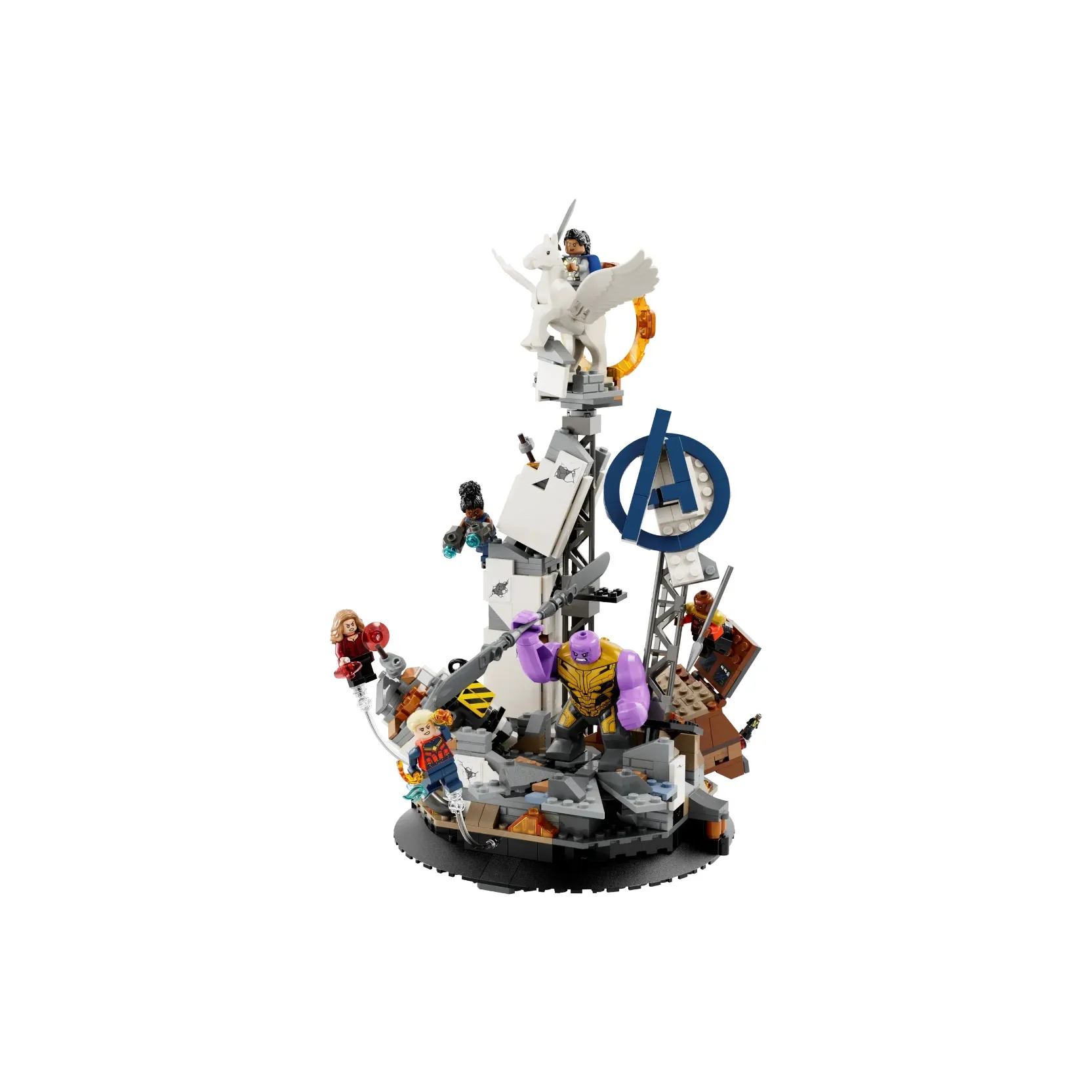 LEGO Super Hero Collection Marvel Scarlet Witch Captain Marvel Thanos FINAL BATTLE Конструкторы 794 шт. 76266