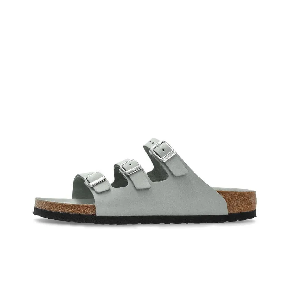 Birkenstock Резиновая подошва противоскользящие слипоны женские серые