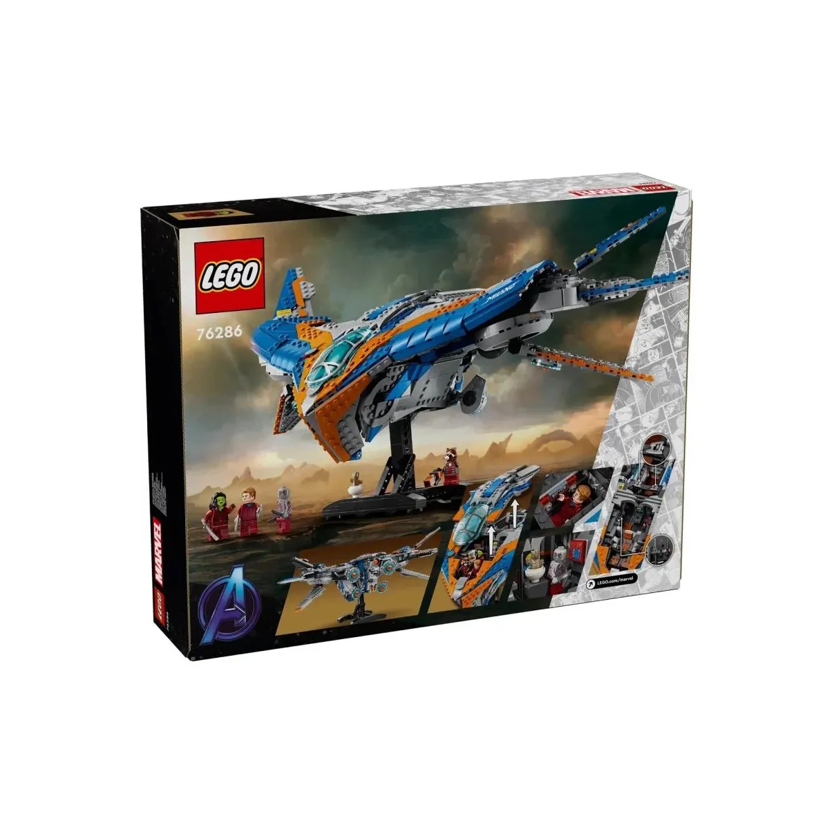 LEGO Guardians OF The Galaxy Бежево-синий Корабль Конструкторы 2090 элементов 76286