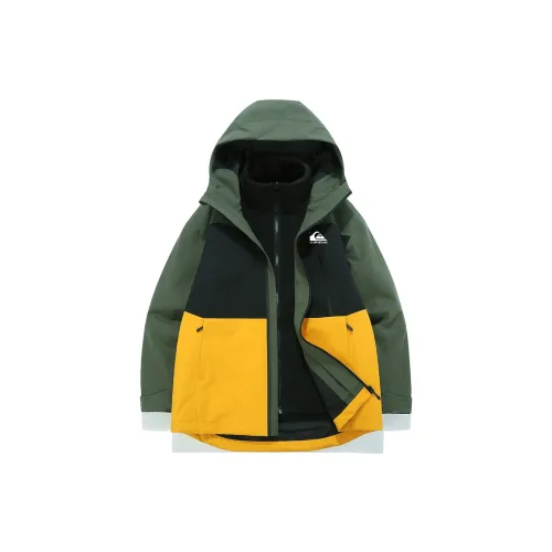 Quiksilver Армейский зеленый Унисекс Ветровки