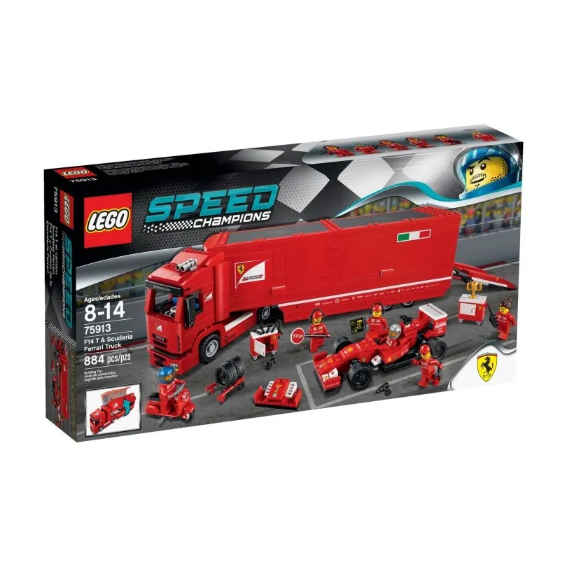LEGO Super Racing Collection F14T And Scuderia Ferrari Truck Building Blocks 601 1000 75913