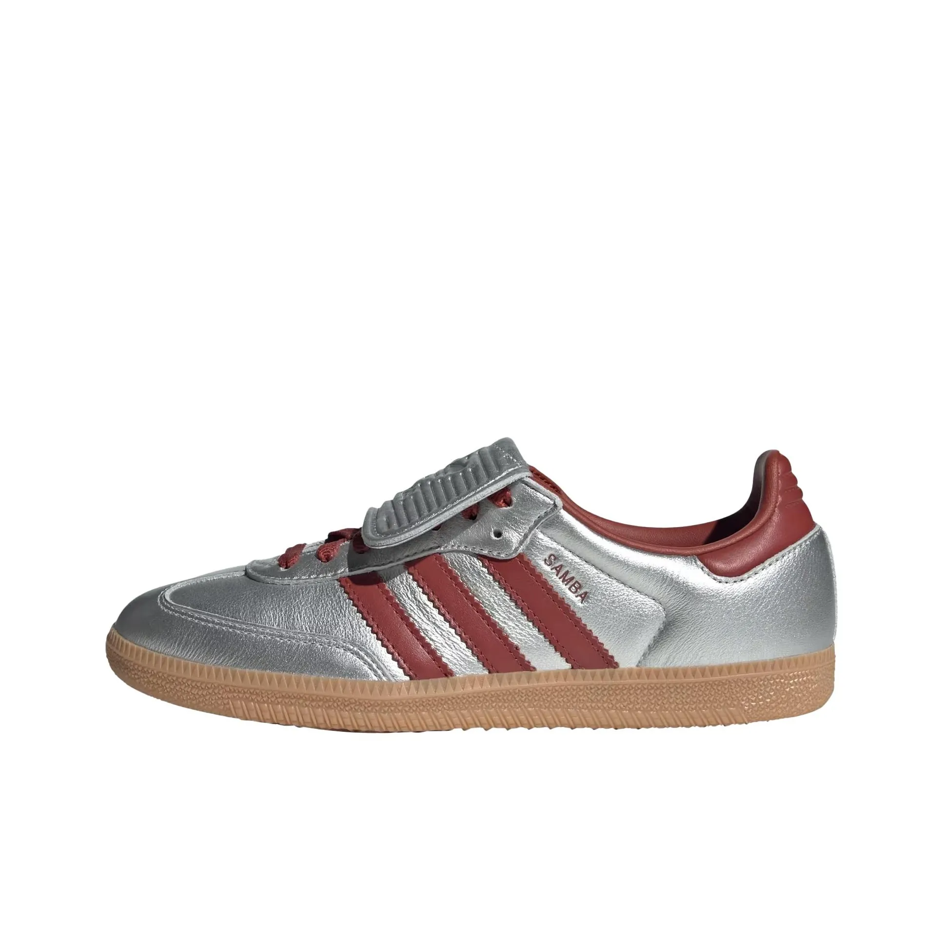 Adidas Originals Samba Lt Silver Metallic Ruby Gum Women's