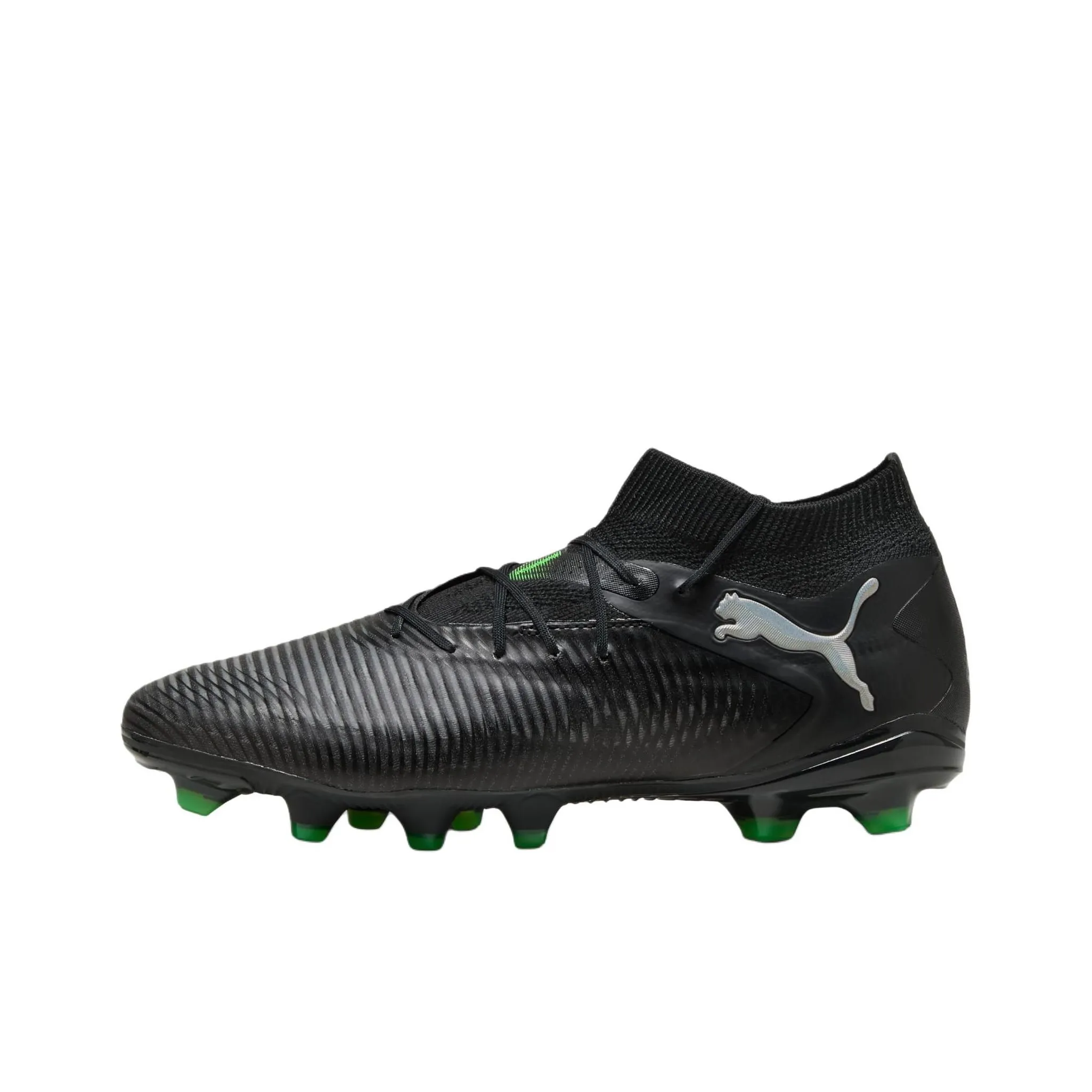 PUMA FUTURE 8 AG Short Rubber Studs FG Long Rubber Studs Anti Slip Wear Resistant Soccer Shoes Men's Black