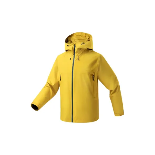 OUTDOOR PRODUCTS Мужские ветровки горчично-желтого цвета