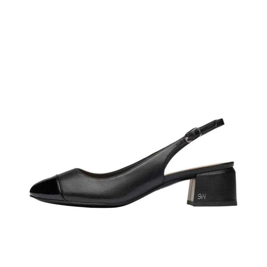 Stuart Weitzman/SW Gabby Chunky Heel High Heels 4.5cm Women's Black