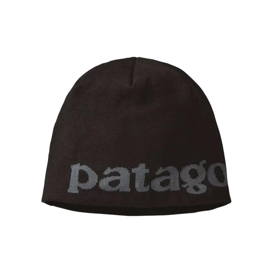 Patagonia Переработанный полиэстер Шапки-бини Унисекс Черный