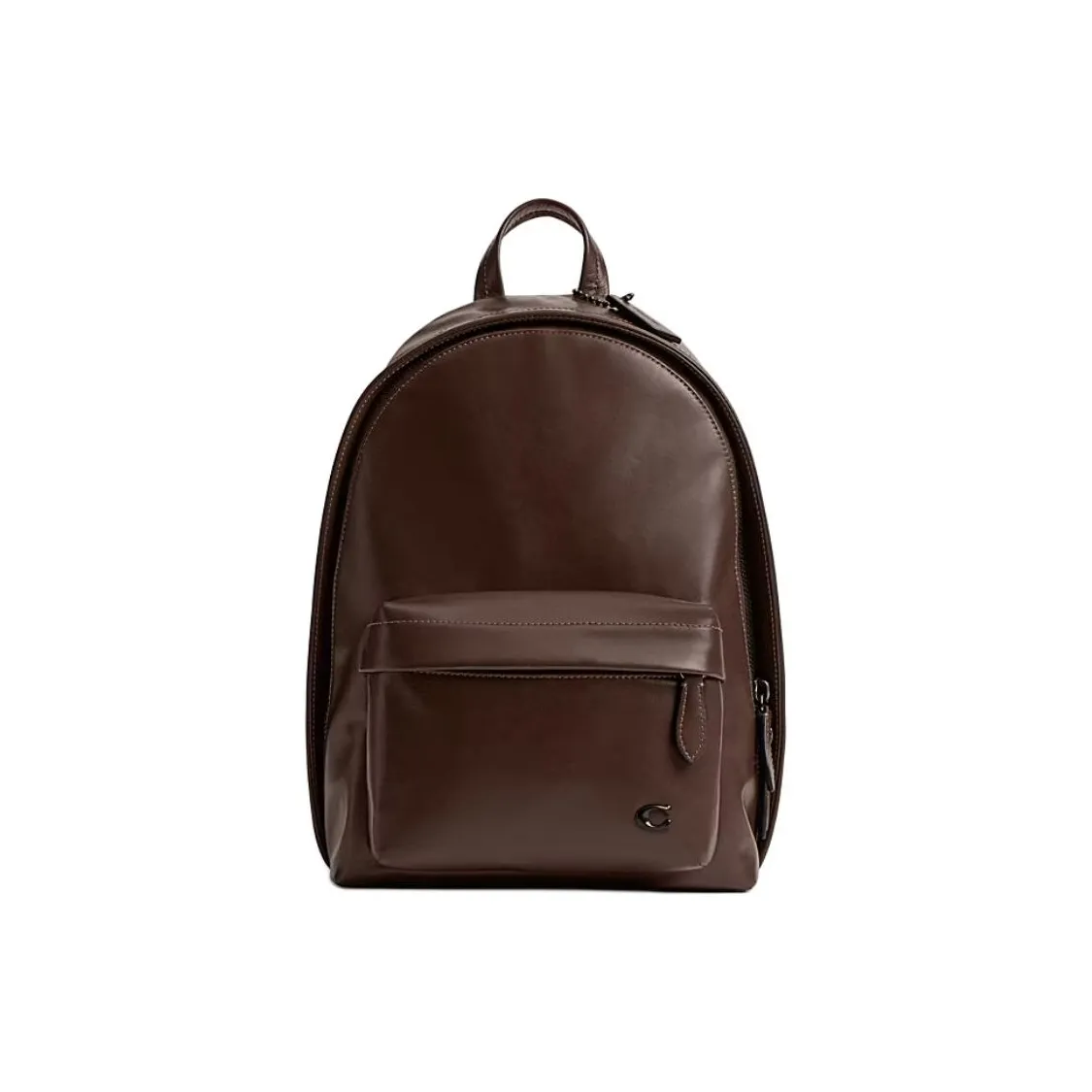 COACH Leather Backpack Small Men's Brown