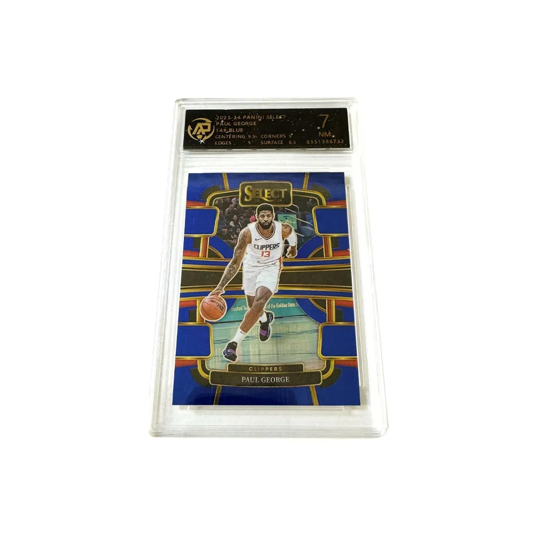 PANINI Paul George, Clippers Select, Grade 1, Blue Parallel, Star Card 7 Points Graded Cards 1 Pc