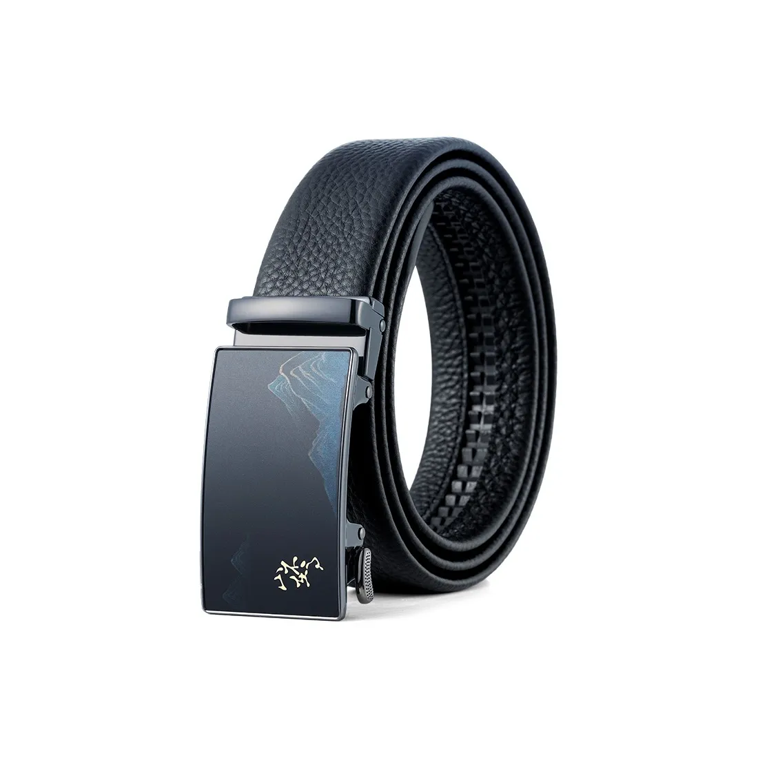 HLA Top Grain Cow Leather Belts Men's Width 3.5cm