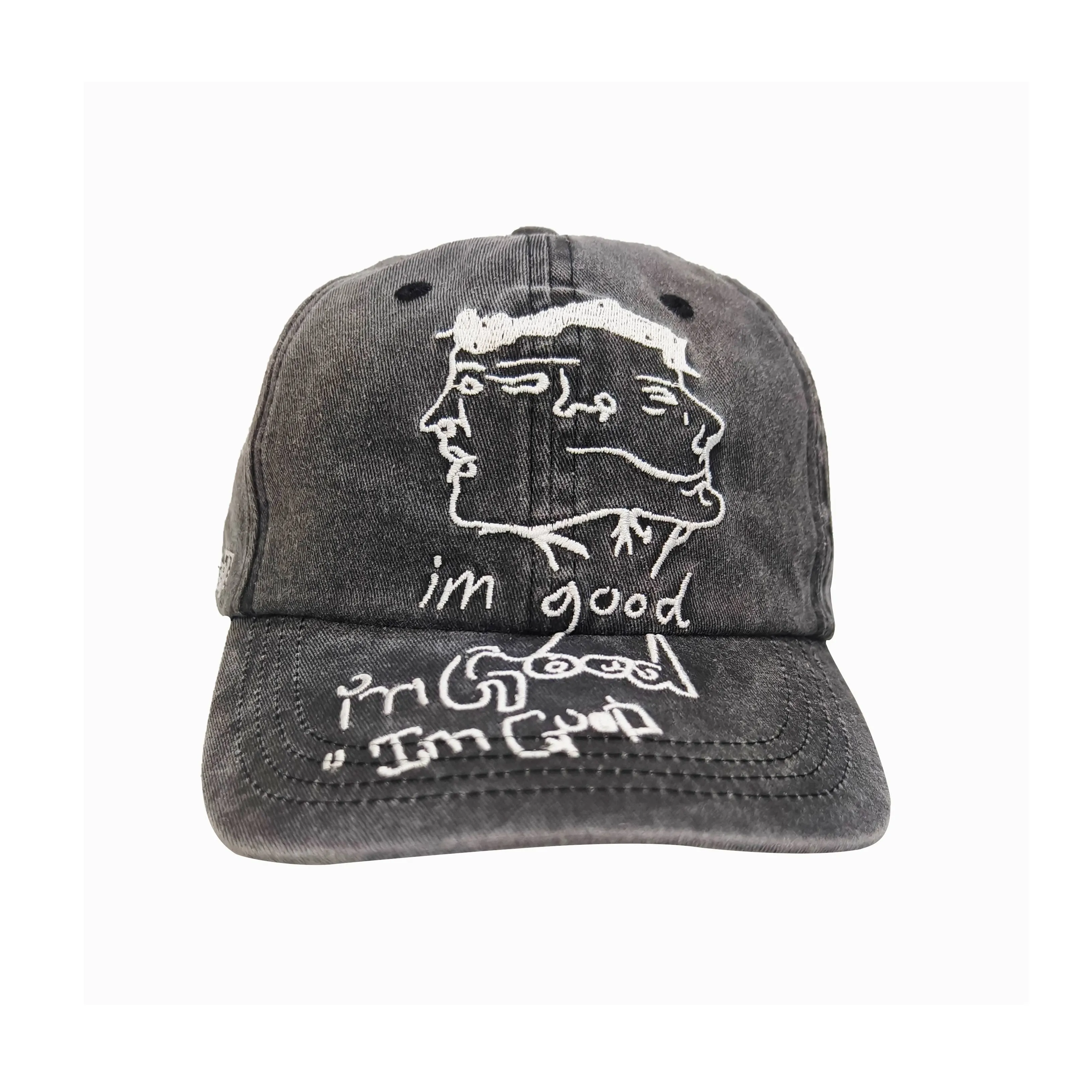 Rolling Stone Хлопковые кепки унисекс серые