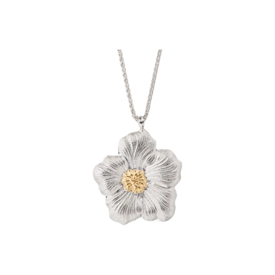 BUCCELLATI 925 Sterling Silver, Diamond, Colored Gemstone, Gold Plated Charms / Pendants Unisex Silver