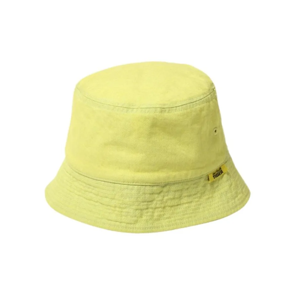 Onitsuka Tiger Cotton Denim Bucket Hats Unisex Yellow