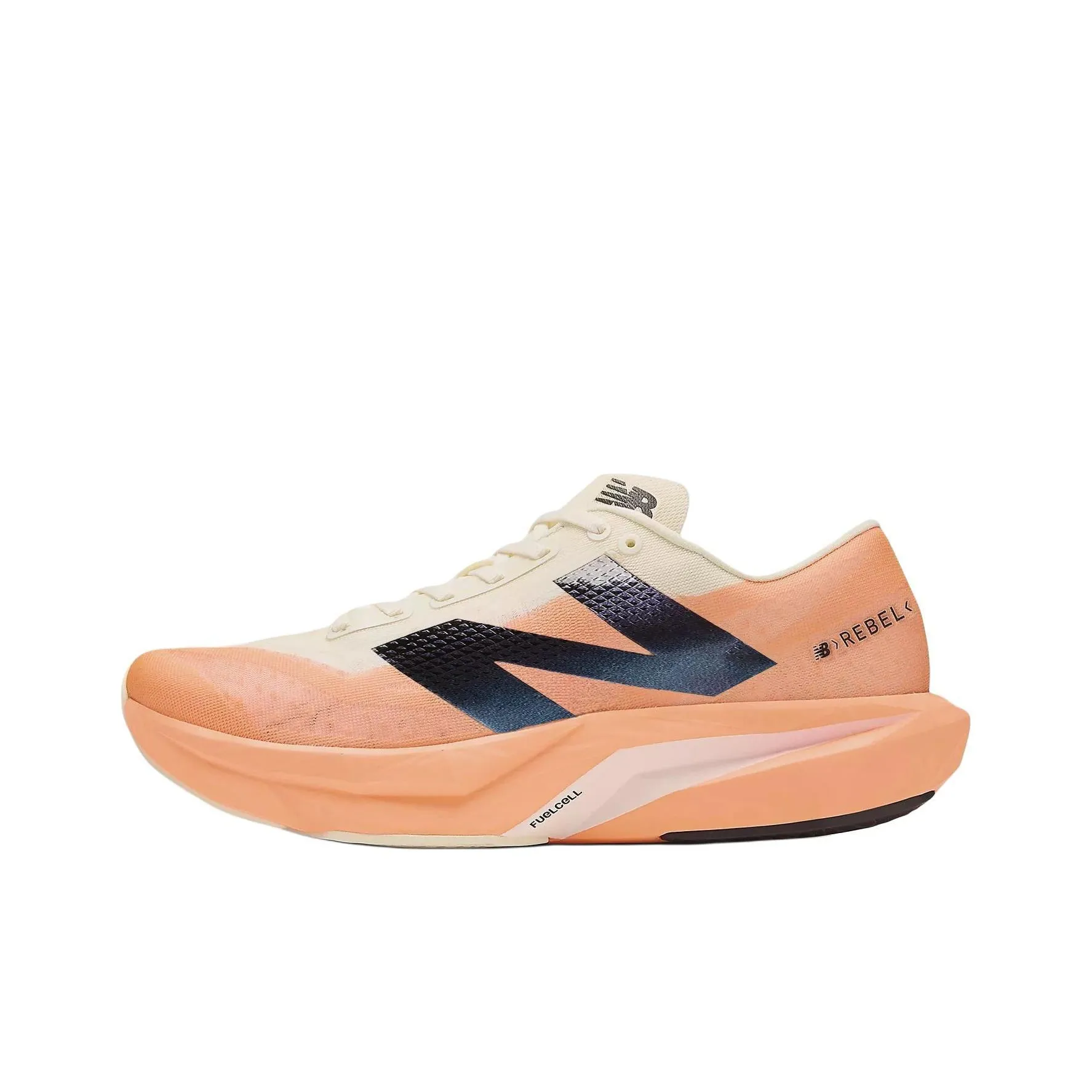 New Balance совместный бренд Низкие беговые кроссовки женские Оранжевый Белый