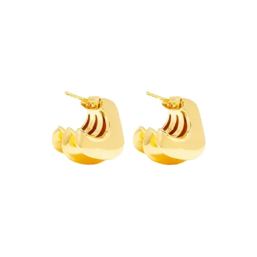Missoma Brass Earrings Женские