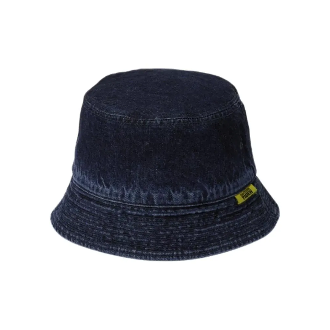 Onitsuka Tiger Cotton Bucket Hats Unisex Blue